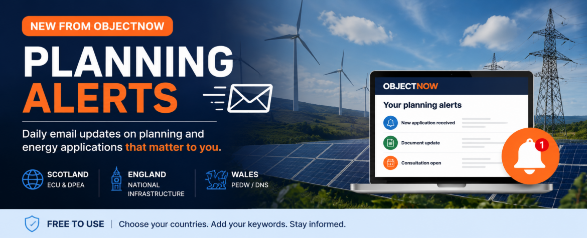 ObjectNow Planning Alerts