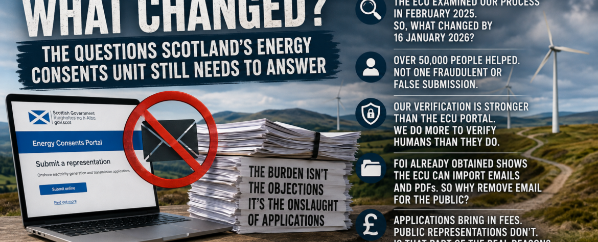 What Changed? The Questions Scotland’s Energy Consents Unit Still Needs to Answer